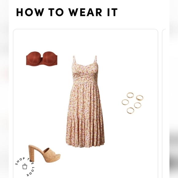 NWT Torrid Midi Rayon floral Tiered Dress, size 1x 14/16 - Picture 6 of 16